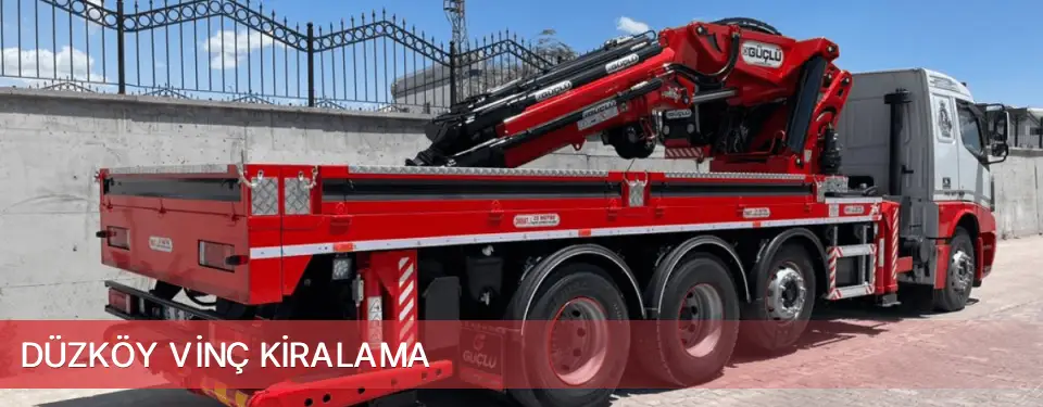 Düzköy İlçemi Vinç Kiralama